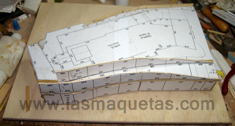 construcción de la maqueta