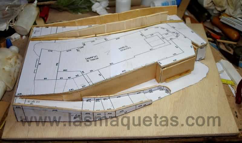 construcción de la maqueta