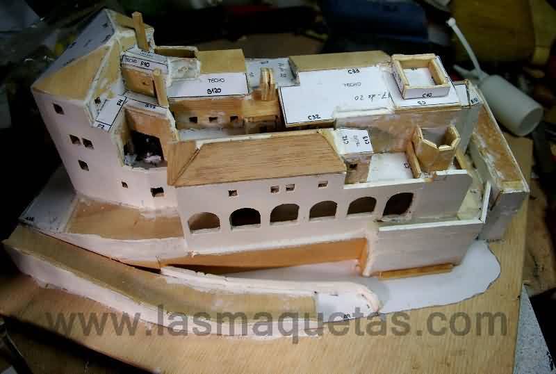 construcción de la maqueta