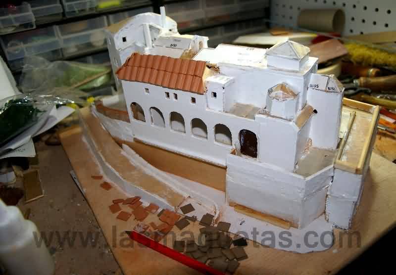 construcción de la maqueta